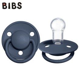 BIBS Smoczek uspokajający DE LUX ONE SIZE STEEL BLUE