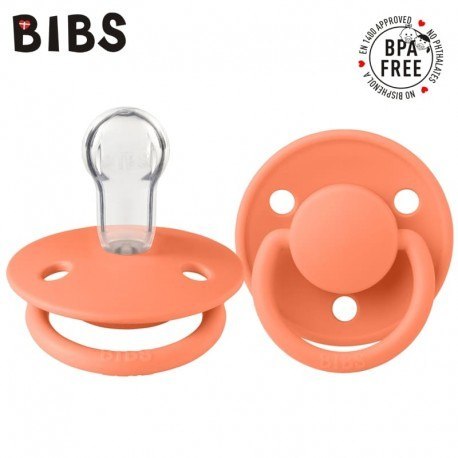 BIBS Smoczek uspokajający DE LUX ONE SIZE PAPAYA