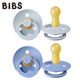 BIBS Smoczek uspokajający SKY BLUE/STEEL BLUE S 2-pak