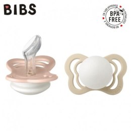 BIBS Smoczek uspokajający COUTURE BLUSH N & VANILLA N S 2-pak