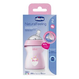 CHICCO Butelka NF plastikowa 2m+ 250 ml girl