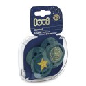 LOVI Smoczek silikonowy dynamiczny 0-3 m 2 szt Stardust green