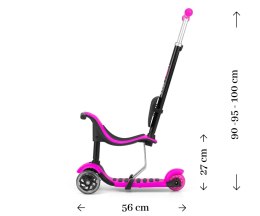 MILLY MALLY Hulajnoga SCOOTER Little Star pink