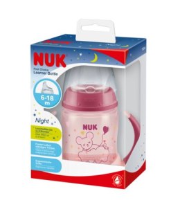 NUK 215326 Butelka FC 150ml z uchwytami świecąca w ciemności NIGHT*