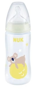 NUK Butelka FC+ 300 ml ze wskaźnikiem temperatury NIGHT smoczek sil. 6-18 M