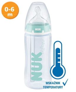 NUK Butelka FC+ 300 ml ANTI-COLIC Professional ze wskaźnikiem temperatury smoczek silikonowy 0-6 m