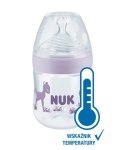 NUK Butelka PP 150ml NATURE SENSE ze wskaźnikiem temperatury smoczek silikonowy S