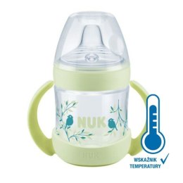 NUK NATURE SENSE Butelka 150ml. z uchwytami i wskaźnikiem temperatury ustnik silikonowy niekapek