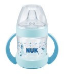 NUK NATURE SENSE Butelka 150ml. z uchwytami i wskaźnikiem temperatury ustnik silikonowy niekapek