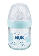 NUK Butelka szklana NATURE SENSE 120 ml z wskaźnikiem temperatury