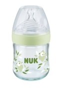 NUK Butelka szklana NATURE SENSE 120 ml z wskaźnikiem temperatury