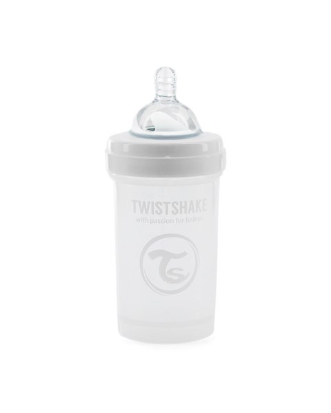 TWISTSHAKE Butelka Anti-Colic 260 ml White