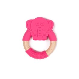 B-Gryzak drewniano-silikonowy Animals Elephant Pin