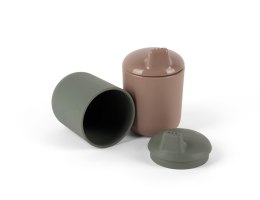 TINY BIObased Kubek niekapek 2 szt Mocca/ Olive