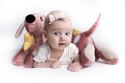 HENCZ 312 Sensoryczny Jamnik różowy-ochraniacz,osłonka,kokon,gniazdo niemowlęce,wałek do karmienia