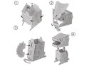 Kolorowanka 3D Cube head Dino - SPINOZAURUS 3l+ MONUMI Monumi