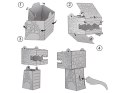 Kolorowanka 3D Cube head Dino - TYRANOZAURUS 3l+ MONUMI Monumi