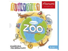 Książeczka harmonijka do kolorowania - Dzień w Zoo 5l+ MONUMI Monumi