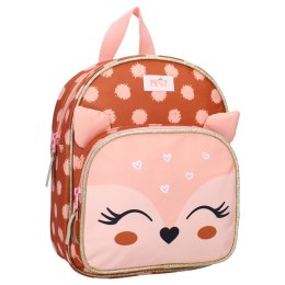 Plecak dla dzieci PRET Deer Giggle brown pink
