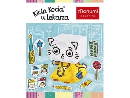 Kolorowanka 3D Creative Head - Kicia Kocia u lekarza 3l+ MONUMI Monumi