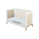 THEOBEBE - łóżeczko niemowlęce MARELIE white&amp;natural 60x120 cm