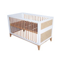 THEOBEBE - łóżeczko niemowlęce NAMI white&beige 140x70cm