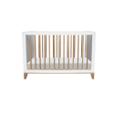 THEOBEBE - łóżeczko niemowlęce NAMI white&amp;beige 120x60cm